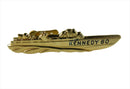 c1960 Kennedy 60 Tie Bar from Jolle John F Kennedy PT Boat Campaign Tie Clip
