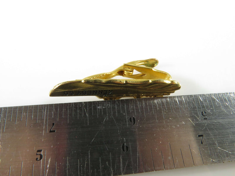 c1960 Kennedy 60 Tie Bar from Jolle John F Kennedy PT Boat Campaign Tie Clip