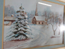R Davidson Winter Scene Post Card Size Original Paintings Water & Oil 5" x 3 1/2" product image for Just Stuff I Sell, clear front view, neutral background, original listing photo, optimized descriptive alt text, centered composition variant 5