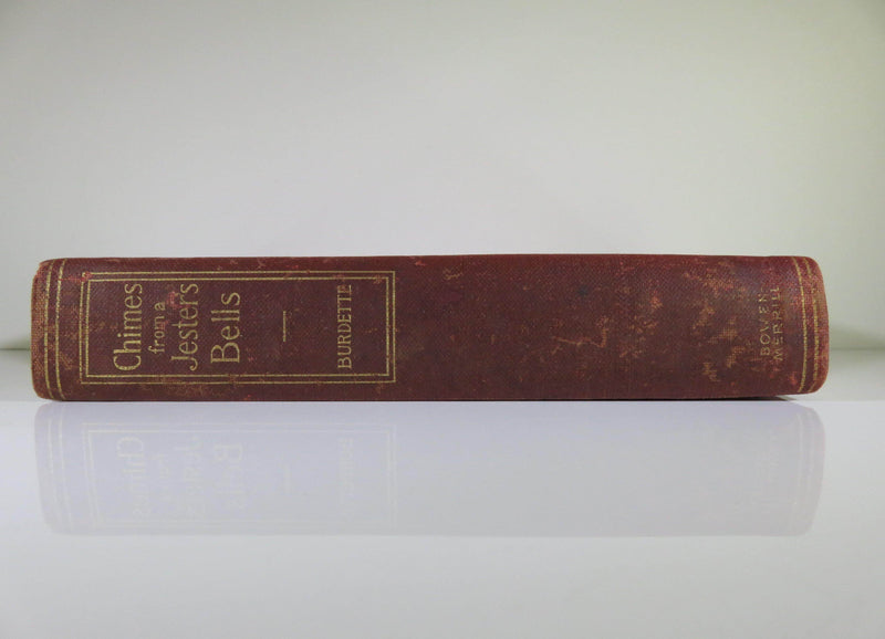 Chimes From A Jester's Bells Robert J Burdette 1897 1st Edition/Printing Bowen Merrill Co - Just Stuff I Sell