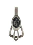 c1940's Zebra Accented Money Clip by Roswell Blackinton & Co Sterling Silver product image for Just Stuff I Sell, clear front view, neutral background, original listing photo, optimized descriptive alt text, centered composition