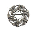 c1940 Danecraft Sterling Oakleaf & Acorn Wreath Brooch Reg Patent — Jewelry & Watches:Vintage & Antique Jewelry:Fine:Retro, V