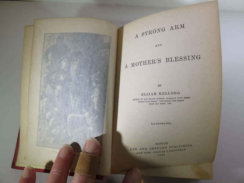 A Strong Arm & A Mother's Blessing 1881 Elijah Kellogg Lee And Shepard Publishers - Just Stuff I Sell