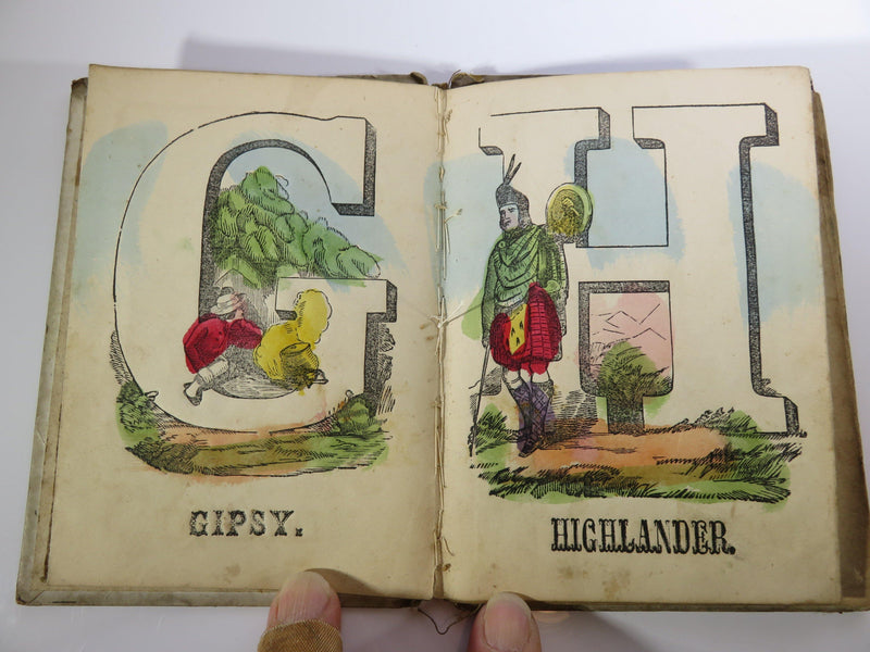 Rare My Own A, B, C, Color Illustrated Book T. W. Strong, Publisher Circa 1855 - Just Stuff I Sell