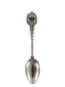Vintage Osterreich Austria 835 Silver Souvenir Spoon Signed J.D 4 3/8" Long — Silver — front view