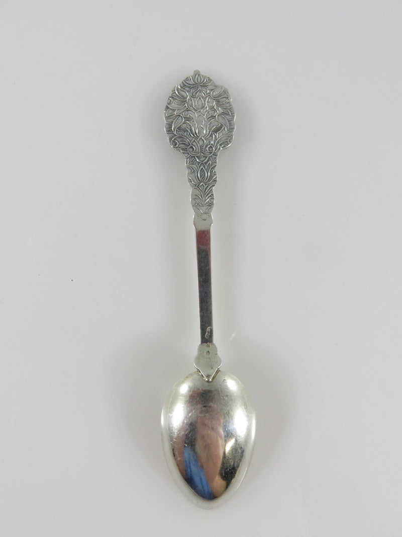 Vintage Osterreich Austria 835 Silver Souvenir Spoon Signed J.D 4 3/8" Long