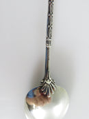 Sterling Silver Llandudno Wales Enamel Portrait Spoon 5 3/8" product image for Just Stuff I Sell, clear front view, neutral background, original listing photo, optimized descriptive alt text, centered composition variant 6