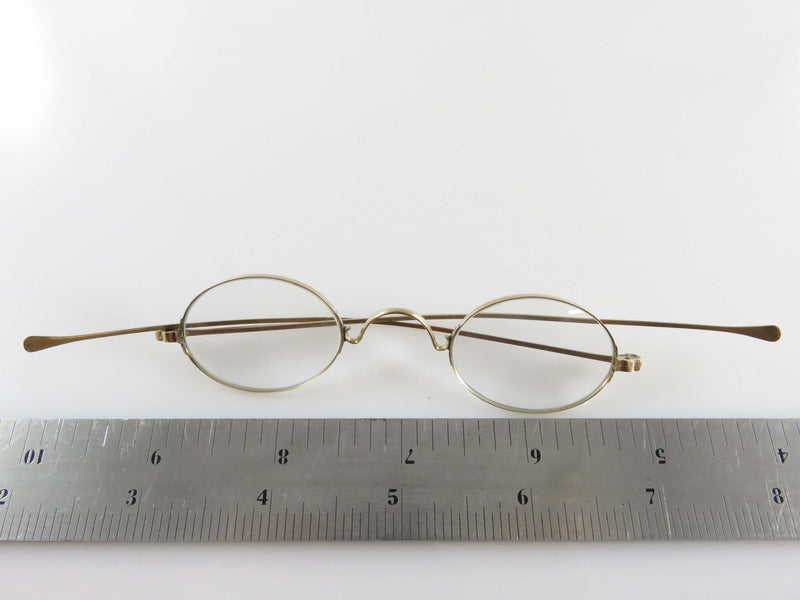 Antique Victorian Eyeglasses With Original Bernville PA Slip Case