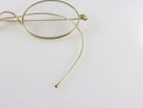 Antique GUDZ Gold Wire Rim Eyeglasses 4" Temples for restoration product image for Just Stuff I Sell, clear front view, neutral background, original listing photo, optimized descriptive alt text, centered composition variant 5