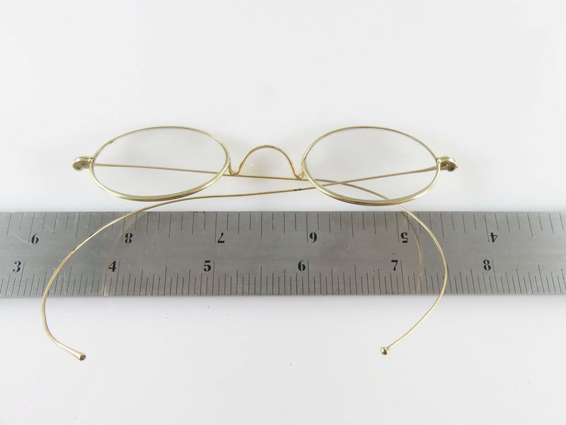 Antique GUDZ Gold Wire Rim Eyeglasses 4" Temples for restoration