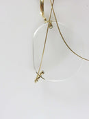 American Optical 10/12 Rimless Bi-Focal Eyeglasses for Restoration product image for Just Stuff I Sell, clear front view, neutral background, original listing photo, optimized descriptive alt text, centered composition variant 7