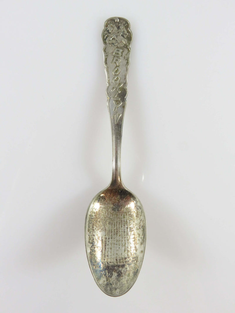 Antique Hotel St. George Brooklyn by N.F. Silver Co. 1877 Collectible Spoon 4 3/8"