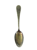 1893 Columbian Expo Worlds Fair City Art Palace Collector Spoon — Silver — front view