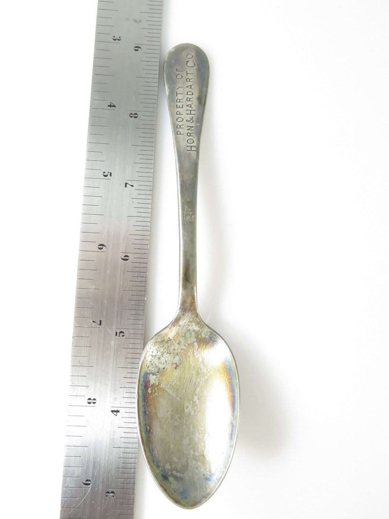 Antique Spoon Property of Horn & Hardart Co Silverplate Spoon