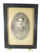 Mid Century Wood Photo Frame for 5x7 Photo — front view