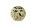 Vintage Think Snow Ski-DOO Ford's Montreal Canada Snojoe Pinback Button — front view