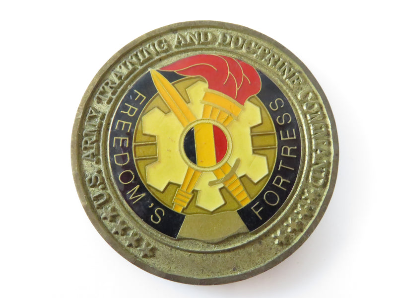 US Army Training and Doctrine Command Freedom's Fortress John Abrams Challege Coin