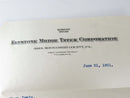 1921 Keystone Motor Truck Corporation Oaks, Montgomery Co. PA Original Letter & product image for Just Stuff I Sell, clear front view, neutral background, original listing photo, optimized descriptive alt text, centered composition