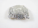 Artisan Hand Worked Peruvian Sterling Brooch Viracocha the Feathered Snake God - Just Stuff I Sell