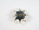 Starburst Brooch Sterling Silver with Abalone Accents Taxco Mexico - Just Stuff I Sell