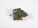 Sterling Silver & Inlaid Abalone Maple Leaf Pin Brooch Taxco Mexico Signed - Just Stuff I Sell