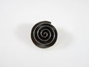 Vintage 3D Sterling Silver Modernist Spiraling Circle Brooch Pendant Old Mexico Silver - Just Stuff I Sell