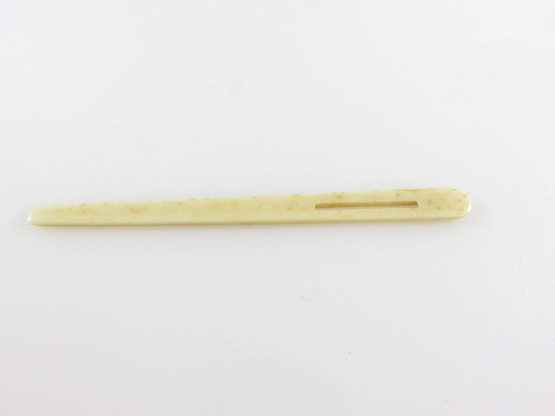 Antique Late 19th Century Carved Bone Bodkin Sewing Needle