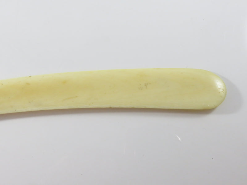 Mid 19th Century Ivory Victorian Page Turner Monogramed Named Owner