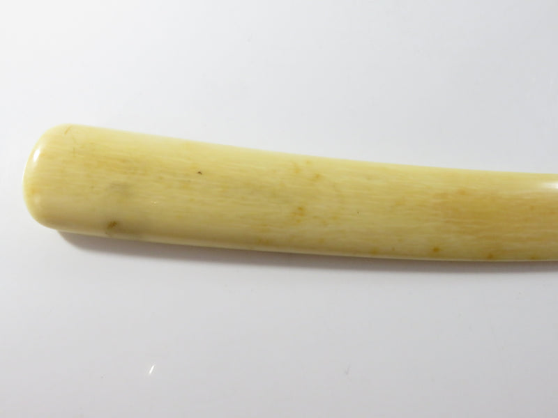 Mid 19th Century Ivory Victorian Page Turner Monogramed Named Owner