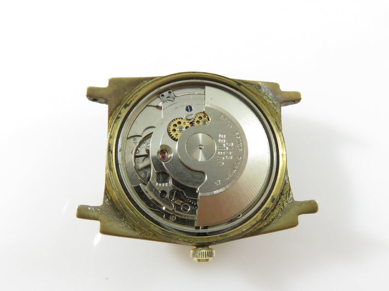 Men's Jubilee Automatic Date Wrist Watch 17 Jewels Jubilee 2472 Swiss Watch Running