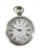 C1902 Coin Silver Cased Waltham Pocket Watch Model 1883 Grade No 1 18s 7 Jewel