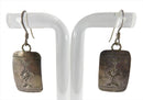 Vintage Hand Worked Navajo Dangle Sterling Silver Earrings Pierced Ears Justin L Navajo — Jewelry & Watches:Ethnic, Regional