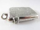 Circa 1904 Match Safe Vesta Pocket Watch Fob Sterling UK E J Partridge product image for Just Stuff I Sell, clear front view, neutral background, original listing photo, optimized descriptive alt text, centered composition variant 3