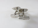 Sterling Silver Swank Cufflink Set Ready to Monogram product image for Just Stuff I Sell, clear front view, neutral background, original listing photo, optimized descriptive alt text, centered composition variant 3
