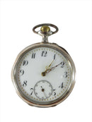 Galonne Pocket Watch Cased Fancy French Dial Pocket Watch For Restoration Runs 40mm Approx