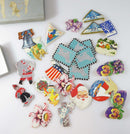 c1940's Assortment of Small Decals Christmas, Birds, Dog, Flowers, Etc product image for Just Stuff I Sell, clear front view, neutral background, original listing photo, optimized descriptive alt text, centered composition variant 3