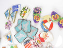 c1940's Assortment of Small Decals Christmas, Birds, Dog, Flowers, Etc product image for Just Stuff I Sell, clear front view, neutral background, original listing photo, optimized descriptive alt text, centered composition variant 7