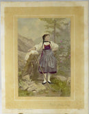 c1869 Canton de Berne, Guggisberg, Switzerland Tinted Photograph Adolphe Braun C product image for Just Stuff I Sell, clear front view, neutral background, original listing photo, optimized descriptive alt text, centered composition