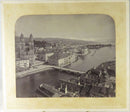 City Scape View of the Canton de Zurich Switzerland c1869 Photograph Adolphe Bra — Silver — front view