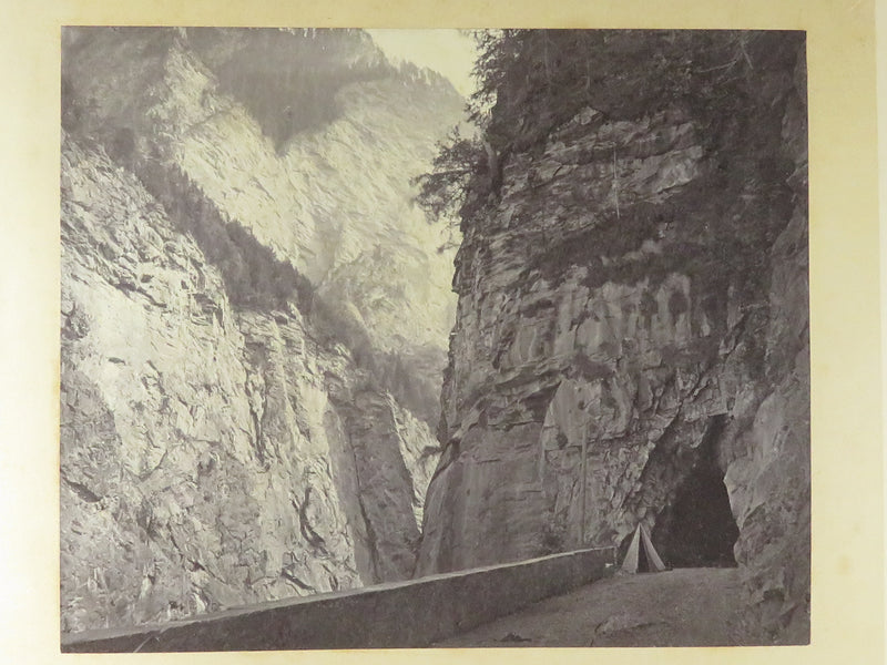 Viamala Trou Perdu Canton of Graubünden Switzerland c1869 Photograph Adolphe Bra