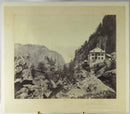 Hotel De La Tete Noire in the Canton du Valais Switzerland c1869 Photograph Adol — Silver — front view