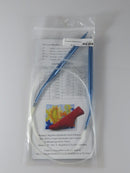 Shanghai Hiya Sharp Circular Knitting Needles Stainless Steel Mystery Needles — front view