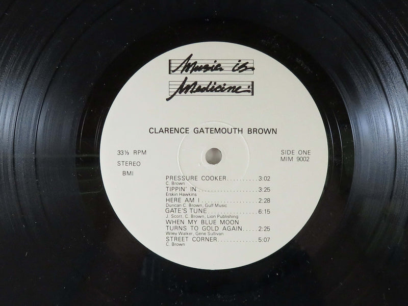 Clarence Gatemouth Brown Black Jack 1977 BMI Music Is Medicine MIM 9002 Album