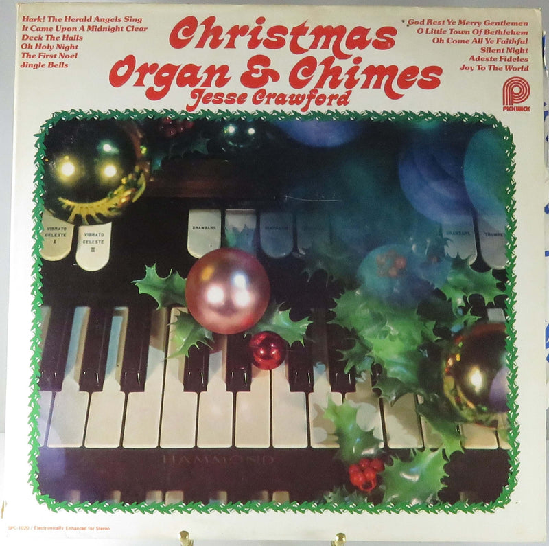 Jesse Crawford Christmas Organ & Chimes 1976 Pickwick SPC-1020 Vinyl Album