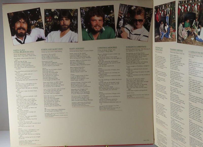 Alabama Christmas Gatefold 1985 RCA Victor ASL1-7014 Indianapolis Pressing Vinyl Album