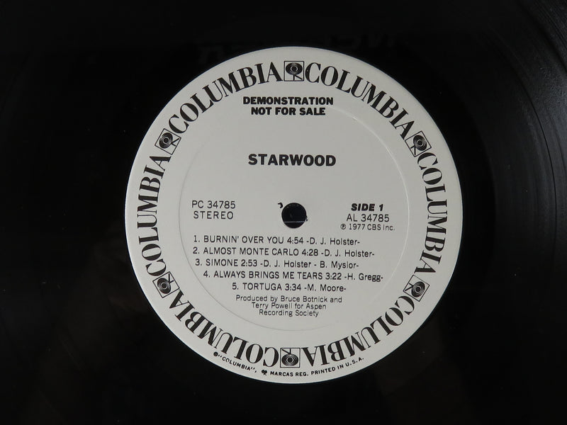 Starwood Self Titled 1977 Columbia PC 34785 Promotional Copy Vinyl Album