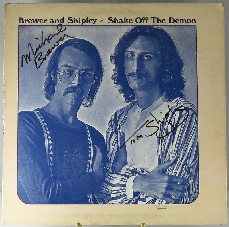 Brewer & Shipley Autographed Shake off the Demon 1971 Kama Sutra KSBS 2039 Album