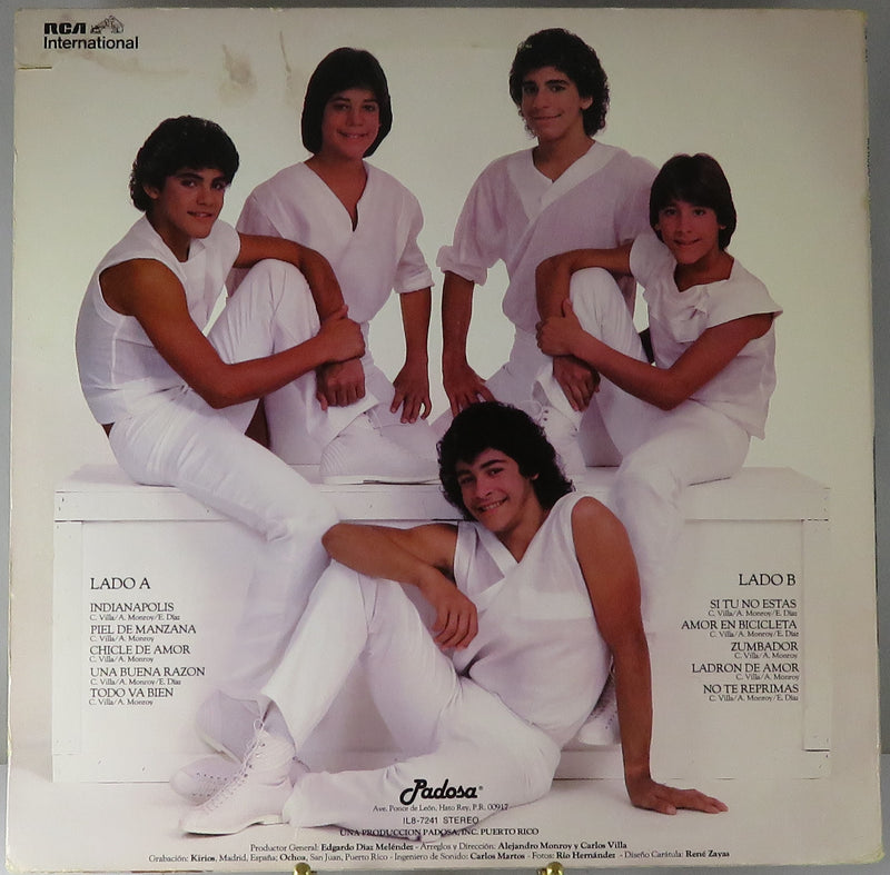 Menudo A Todo Rock 1983 RCA International IL8-7241 Vinyl Album