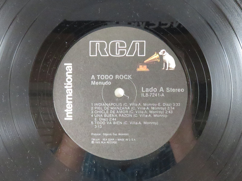 Menudo A Todo Rock 1983 RCA International IL8-7241 Vinyl Album