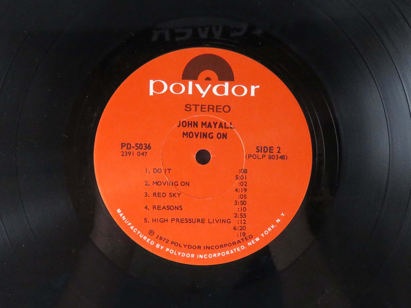 John Mayall Moving On 1972 Polydor Records PD-5036 Scranton Pressing Vinyl Album